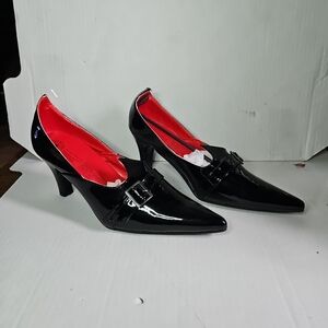 ​Secret Wishes Sexy Witch Shoes Black Pointed Size 7-8 Womens